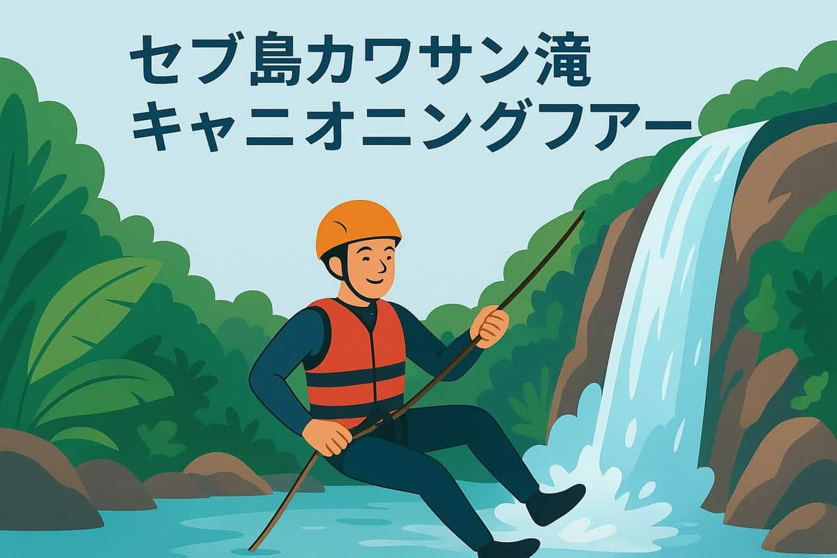 セブ島カワサン滝キャニオニング日帰りアドベンチャーツアー【スリル満点】 Cebu Kawasan Falls Canyoneering Day Tour Adventure【Thrilling Experience】2026