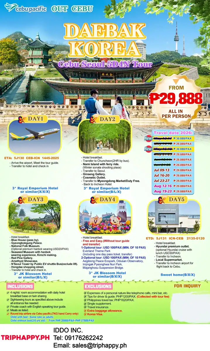 Daebak-Korea-Out-Cebu-Seoul-5D4N