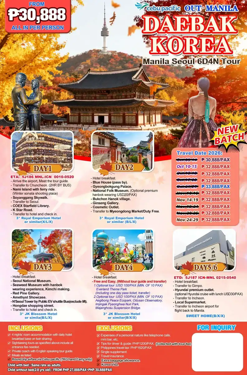 Daebak-Korea-Out-Manila-6D4N
