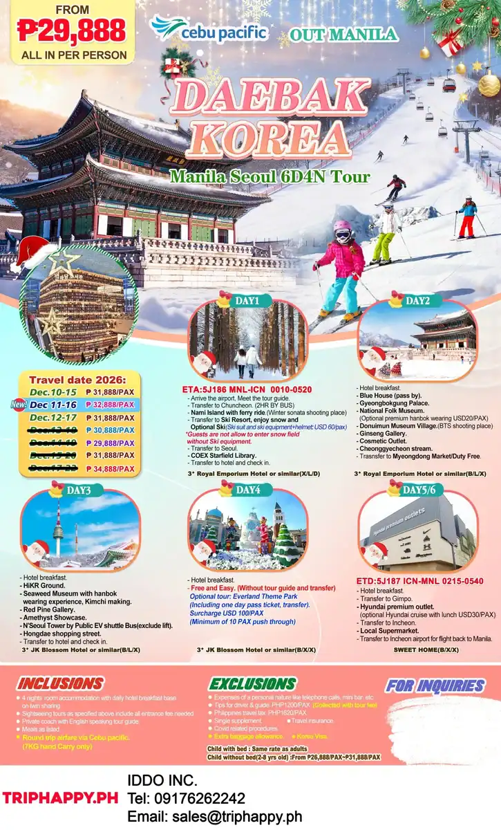 Daebak-Korea-Out-Manila-6D4N-Winter-2026