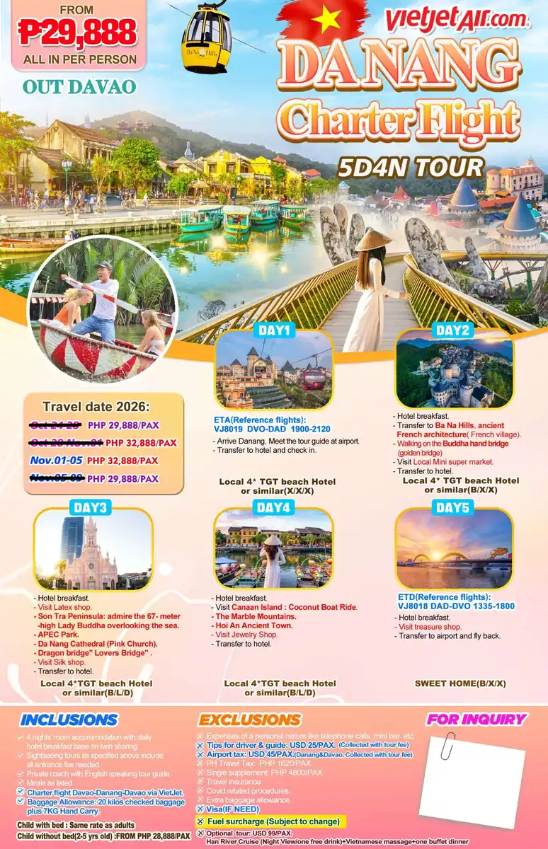 Danang-5D4N-Out-Davao