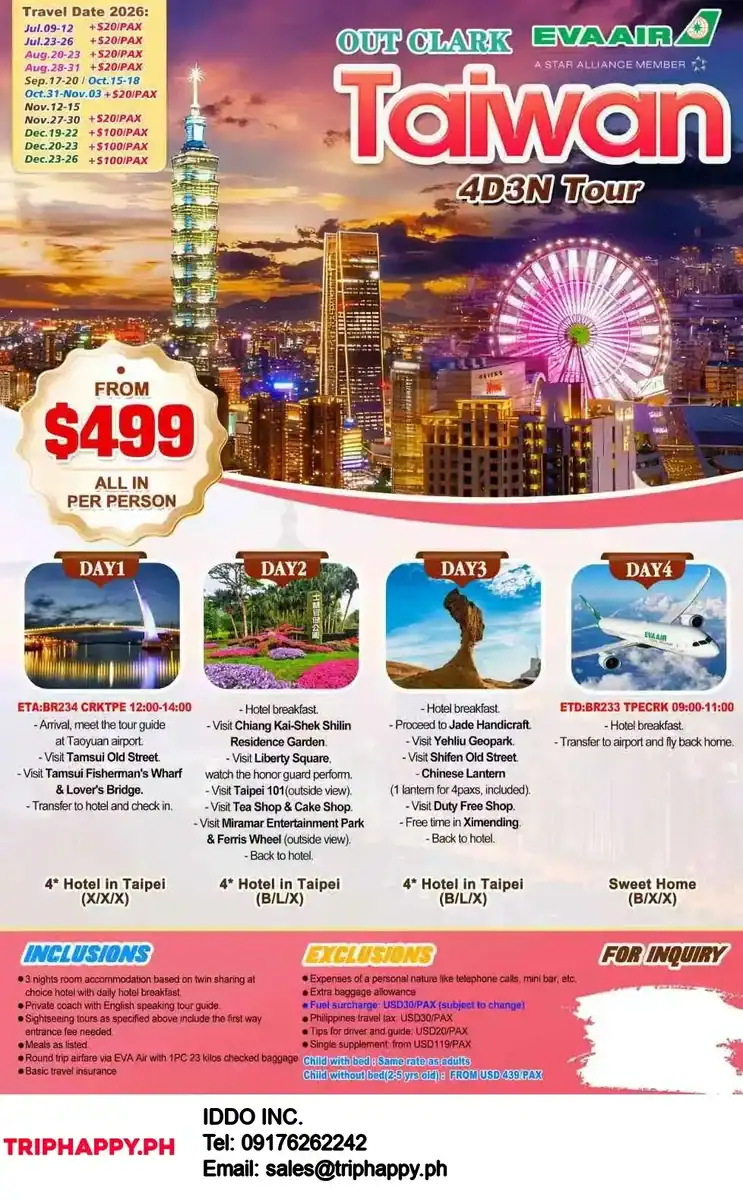 Taiwan-Out-Clark-4D3N-1