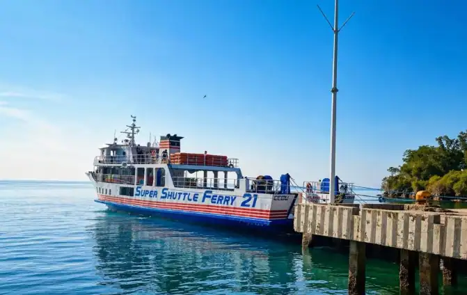 super shuttle ferry docking area