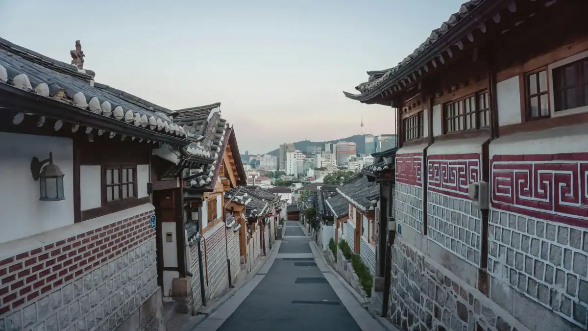 Bukchon Hanok Village Seoul Korea