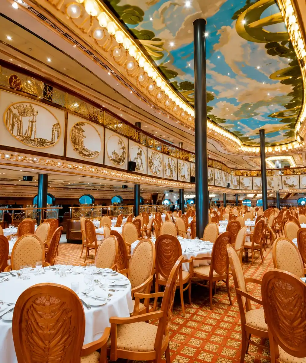 Grand dining room aboard Adora Mediterranea Cruise