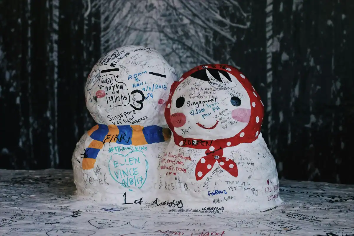 Winter Snowman Festival in Seoul Korea