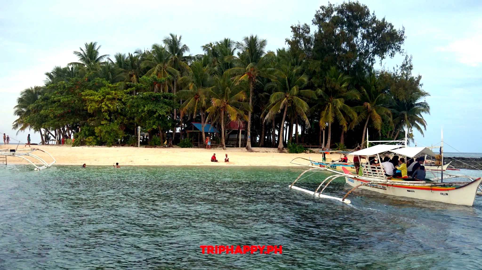 Experience the tropical beauty of Daku Island, surrounded by clear blue waters.