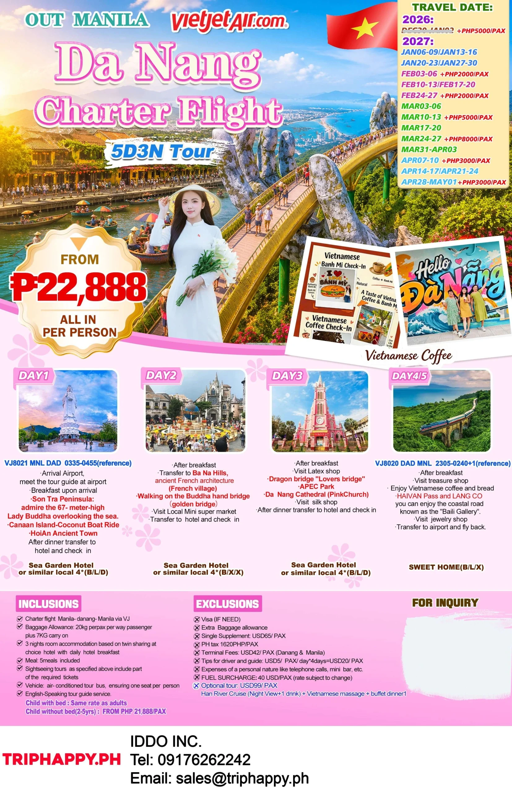 Danang-5D3N-Out-Manila
