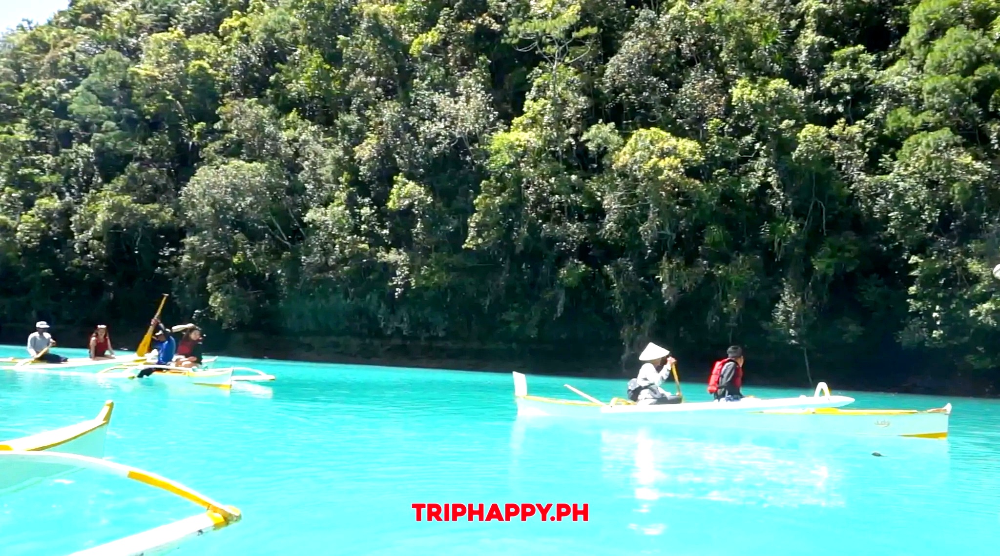 Discover the peaceful emerald waters and dramatic natural scenery inside Sohoton Cove.