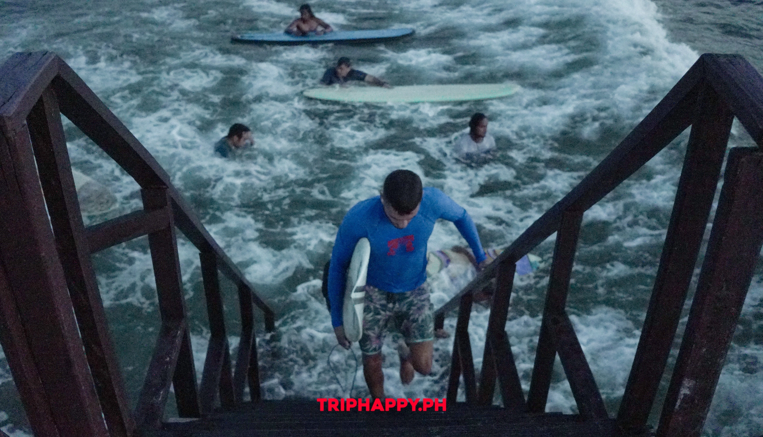 Watch surfers take on the waves at one of Siargao’s most famous surf spots.