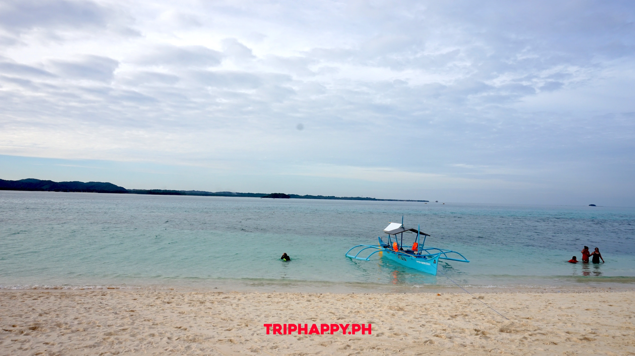 Enjoy swimming and sightseeing in the clear waters surrounding the famous sandbar.